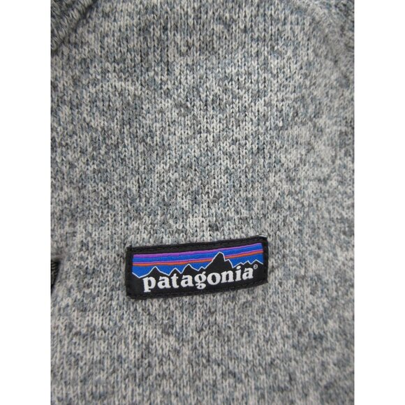 Patagonia Jacket Medium Better Sweater 1/4 Zip Pullover Medicine Logo * - Picture 4 of 15